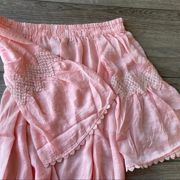 MWT Dance & Marvel Breezy Off Shoulder Babydoll Mini Dress - Picture 11 of 11